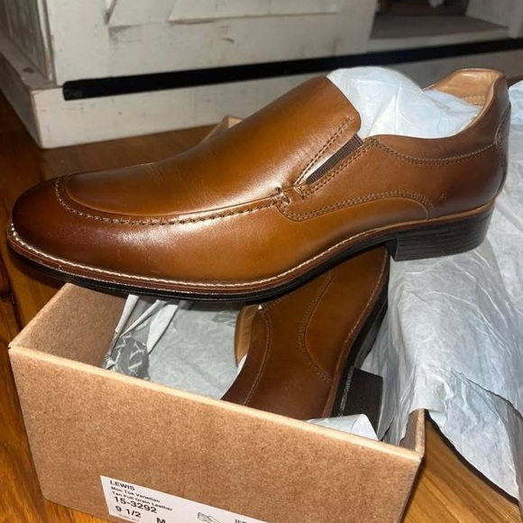 Johnston & Murphy Lewis Moc Toe Venetian, mens 9.5, NEW! - Picture 1 of 2